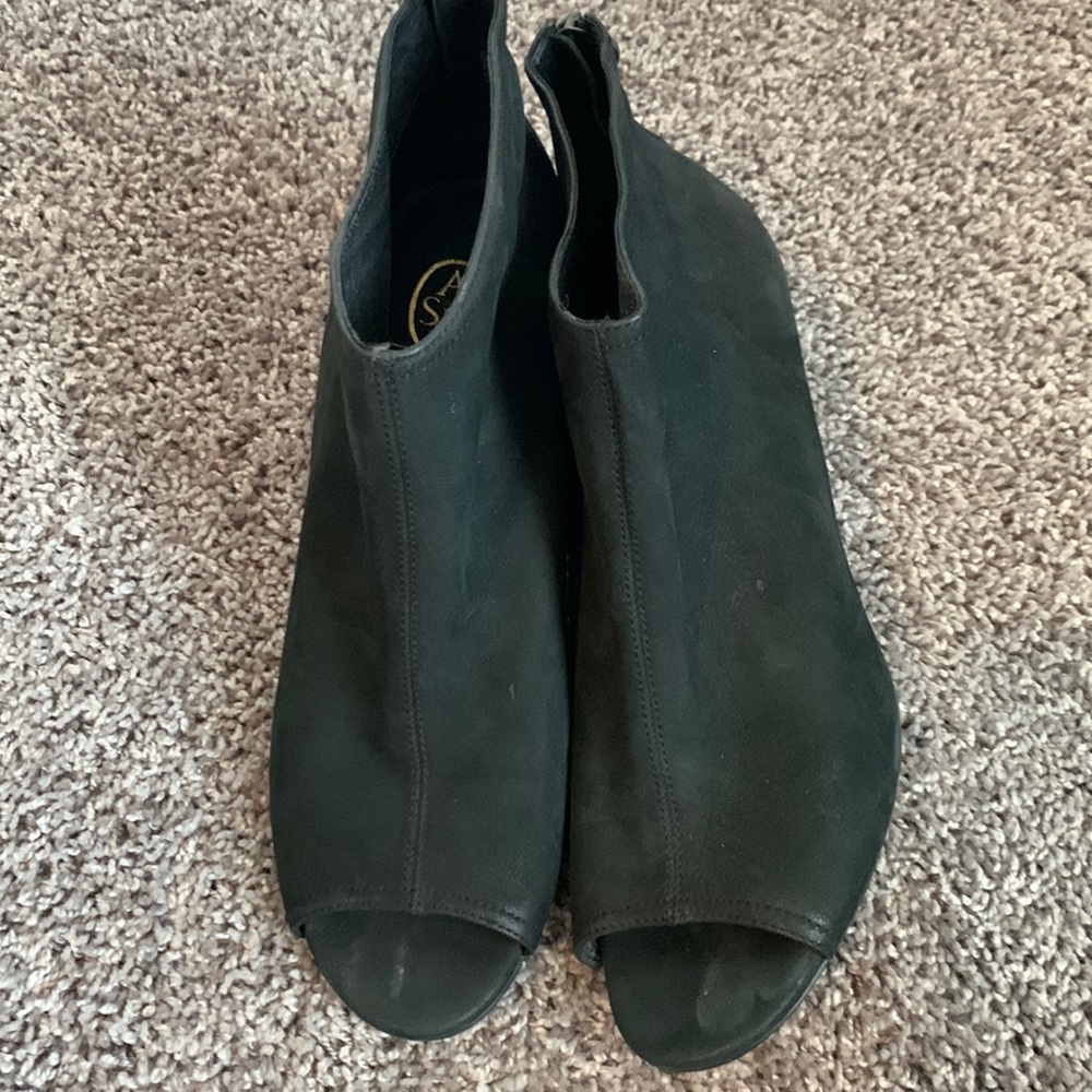 Ash heeled leather booties